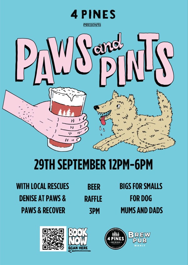 Paws & Pints at 4 Pines Brewpub